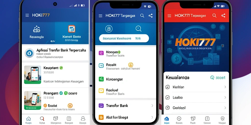 Screenshot HOKI777 menampilkan antarmuka transfer bank yang jelas dan mudah digunakan.