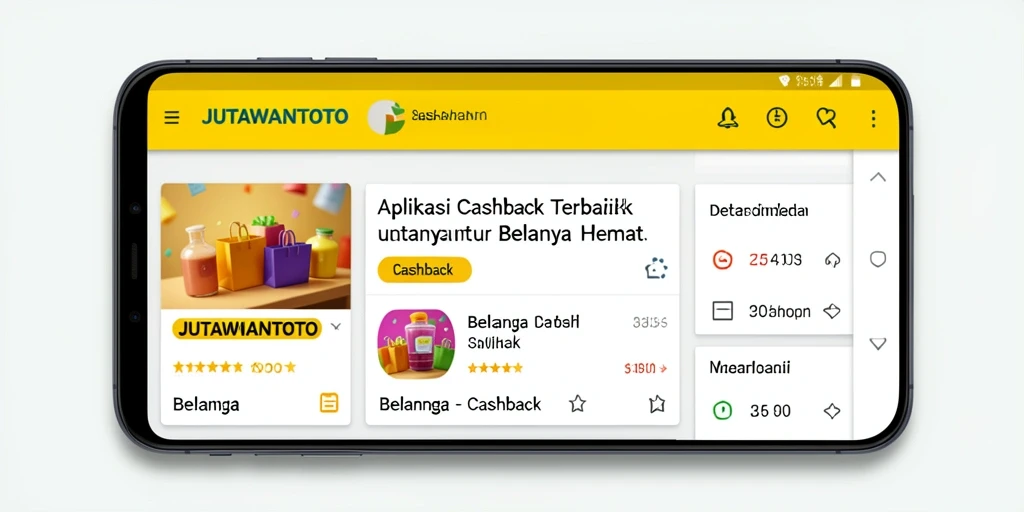 Tampilan antarmuka JUTAWANTOTO yang user-friendly untuk mendapatkan cashback.