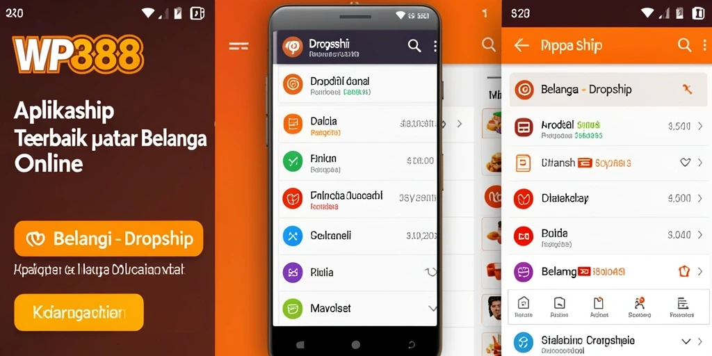 Tampilan antarmuka WP888 yang memudahkan pengelolaan produk Dropship.